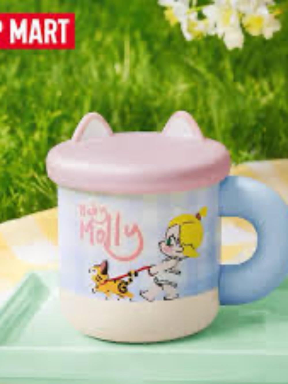 Popmart Molly - Stainless Steel mug with lid NEW